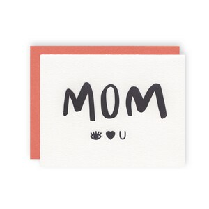 I Heart You - Tarjeta de felicitación de cumpleaños de Letterpress