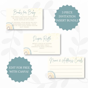 Here Comes the Sun Baby Shower Invitation Inserts, Sunshine Baby Shower Template, Diaper Raffle, Here Comes the Son, Boho Baby Shower Invite