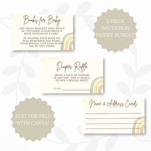 Here Comes the Sun Baby Shower Invitation Inserts, Sunshine Baby Shower Template, Diaper Raffle, Here Comes the Son, Boho Baby Shower Invite