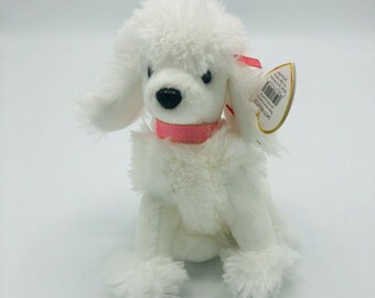 - MWMTs Stuffed Animal Toy TY Beanie Baby 6 inch L/'AMORE the Poodle Dog