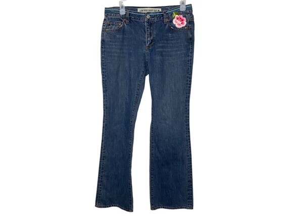 Gap floral jeans deals