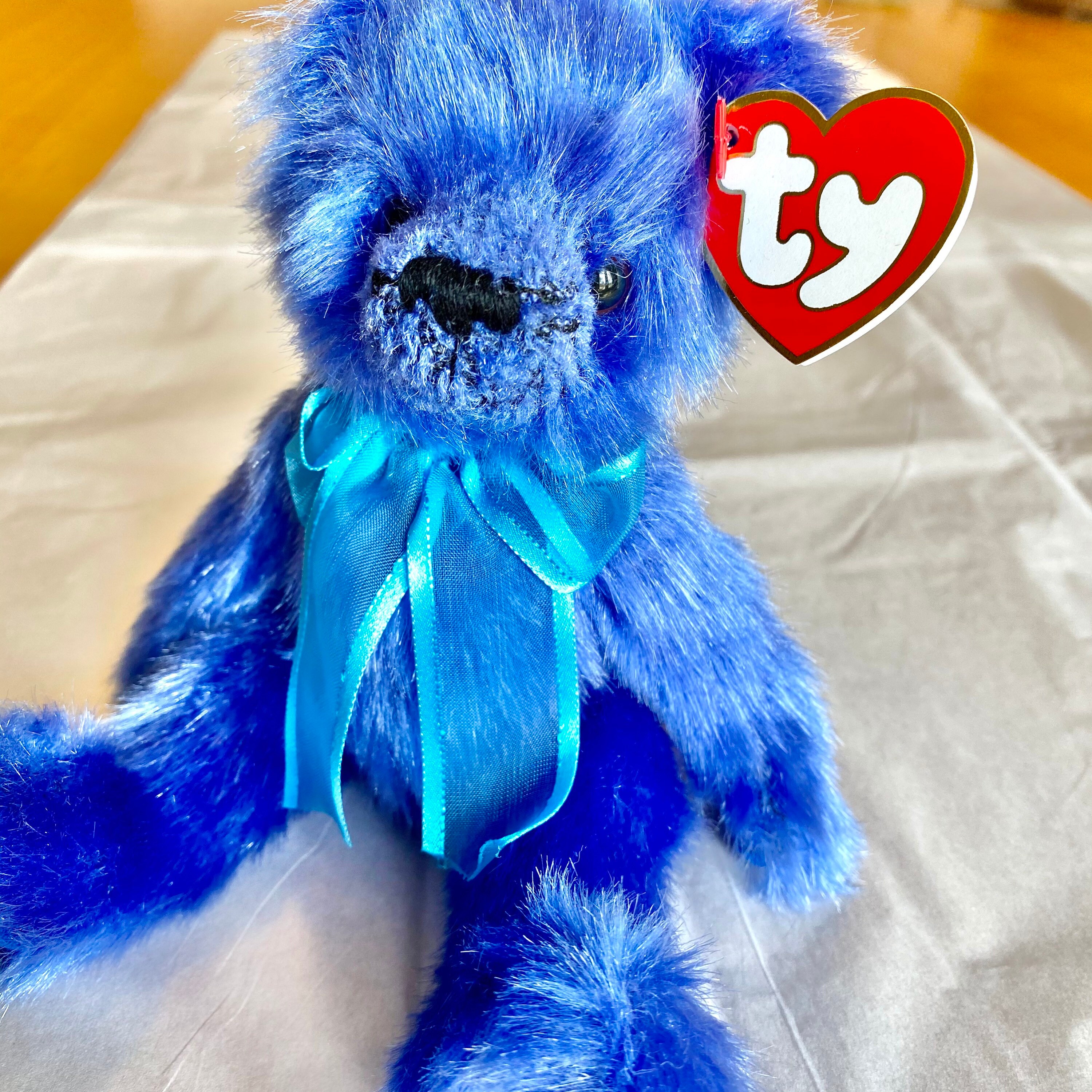 Ty Beanie Baby River 8in Ty Beanies Attic Treasure Blue Plush Etsy