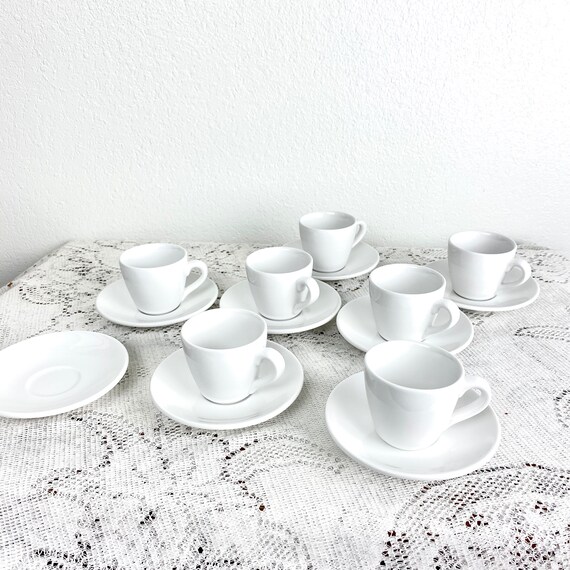 D V Technoceram Cappuccino Cup With Saucer Etsy