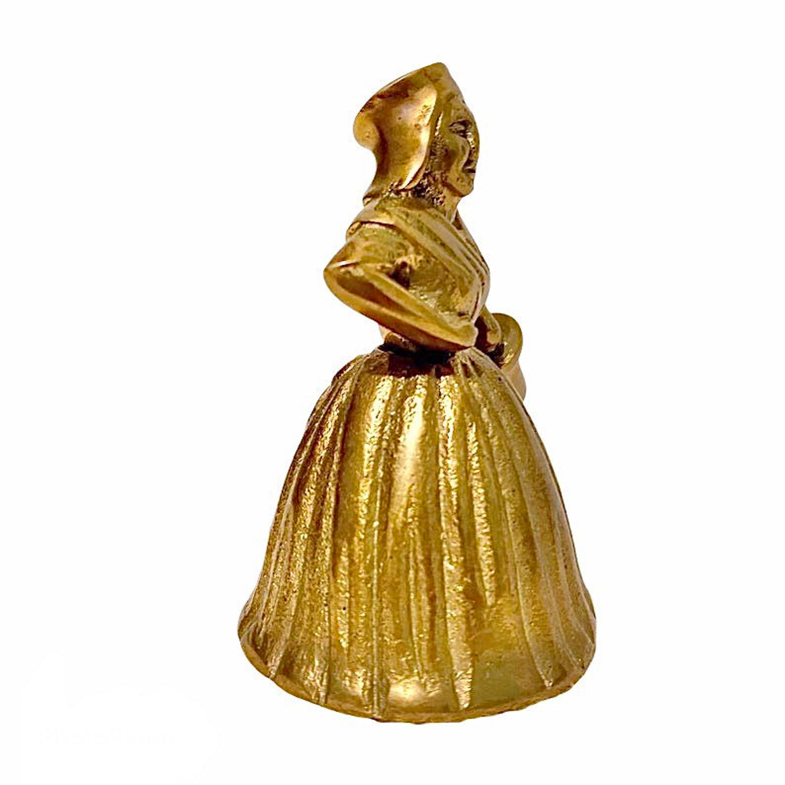 Vintage Brass Lady Bell Antique Brass Lady Bell Woman in Etsy