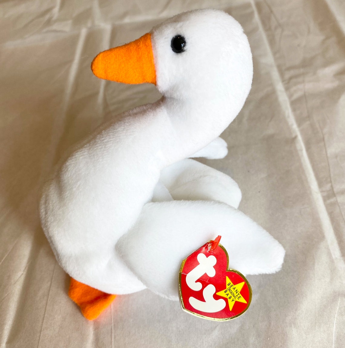 TY Beanie Baby GRACIE the Swan 5.5 inch Ty Beanie Babies Etsy