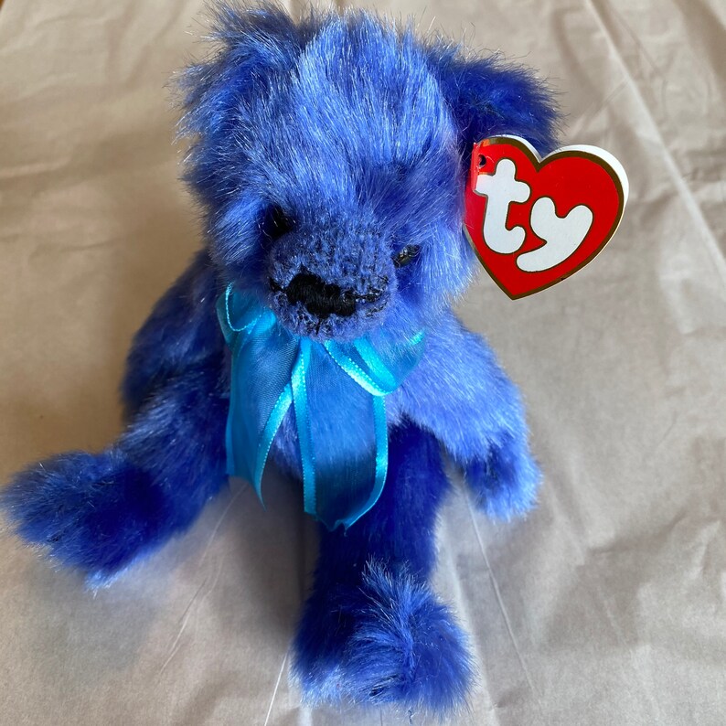 Ty Beanie Baby River 8in Ty Beanies Attic Treasure Blue Plush Etsy