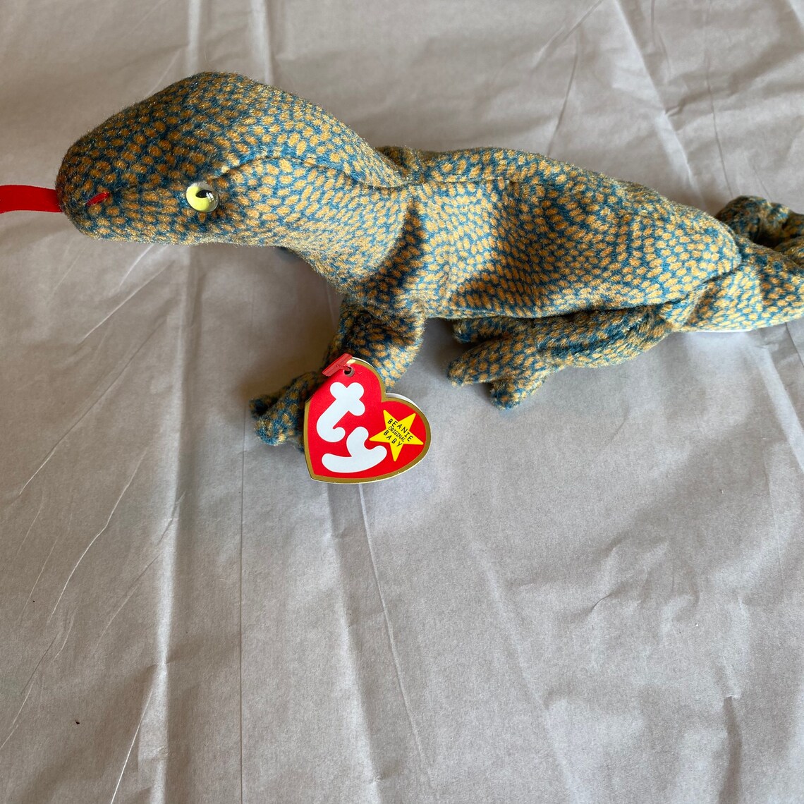 TY Beanie Baby SCALY the Lizard 9.5 inch | Etsy