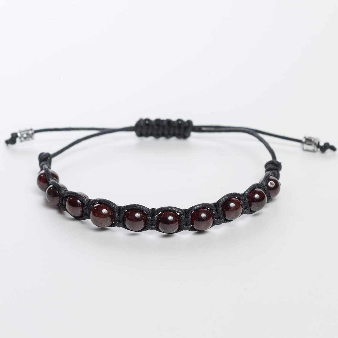 Garnet Bracelet Men Healing Bracelet Men. Natural Stone - Etsy