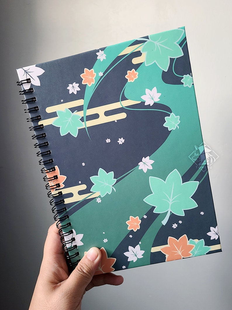 Kazuha Hardcover Reusable Sticker Book Genshin Impact Etsy