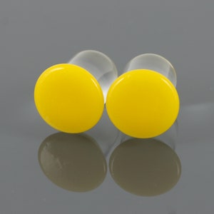 Banana Single Flare Glass Plug | 1 Piece | Ear Stretching