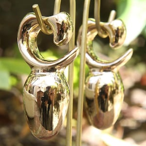 Spinning Top Ear Weights | Bronze Ear Weights