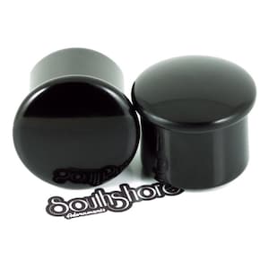 Delrin Single Flare Plugs | 1 Pair | Ear Stretching