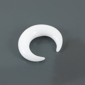 White Delrin Crescent | Handmade To Order | Custom Septum Jewellery