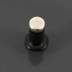 Delrin Philtrum Plug Sterling Silver Cap | Handmade to order