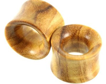 Olivewood Eyelets | Handmade To Order | Custom Wood Tunnels