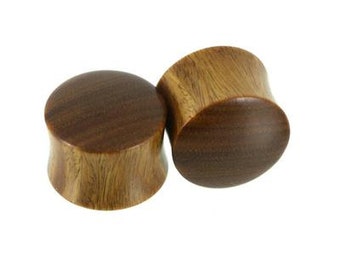 Lignum Vitae Plugs | Handmade To Order | Custom Wood Plugs