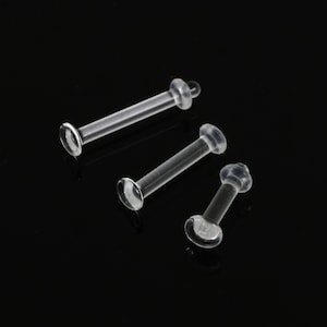 Clear Glass Retainer | Quartz Single Flare Keeper