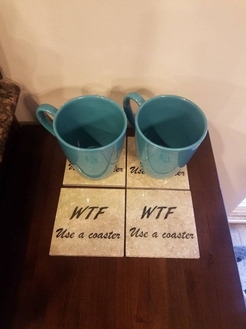 This is the perfect WTF use a coaster secret santa gift to make your secret gift receive laugh.