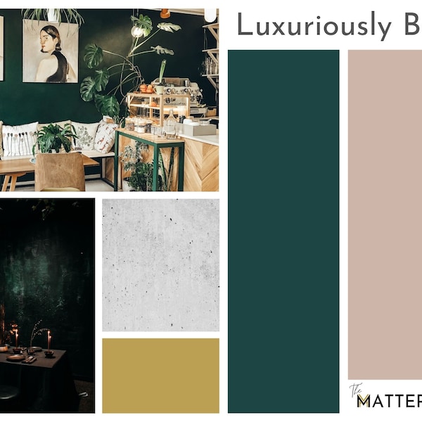 Home Color Palette | Interior Design | Benjamin Moore | Bold | Masculine | Modern | Green | Luxury | Gold | Decorating | Luxury Colors