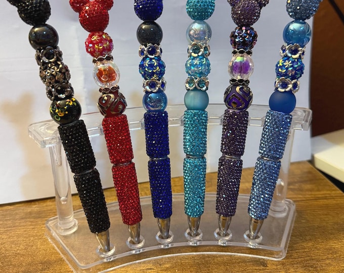 Mickey Rhinestone Beaded Pen