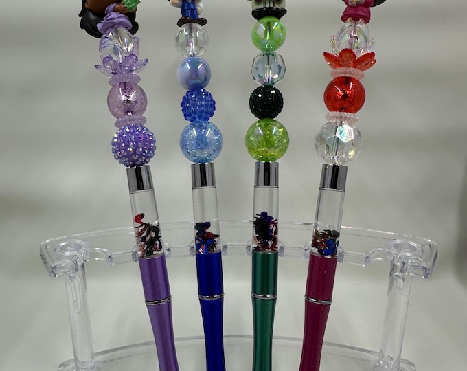 Encanto snow globe beaded pens
