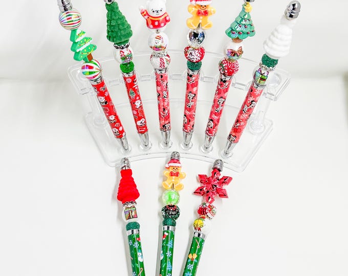 Christmas Beaded pens