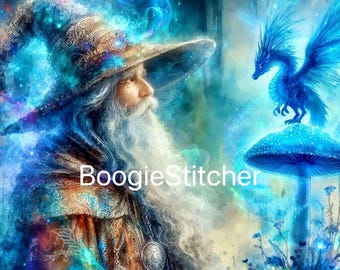 Enchanted Wizard Cross Stitch Pattern