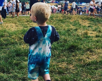 Hand-dyed BABY DUNGAREES - Lots of colours available