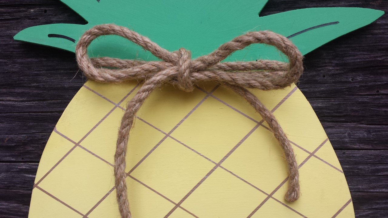 Pineapple Door Hanger Etsy