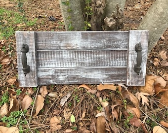 Whitewash Serving Tray