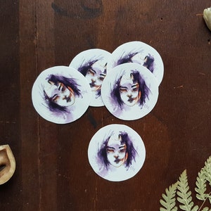 Hämatom / 1,5 Zoll runder Aufkleber / Horror / Surreal / Dunkler Surrealismus / Gruseliger / Körper Horror