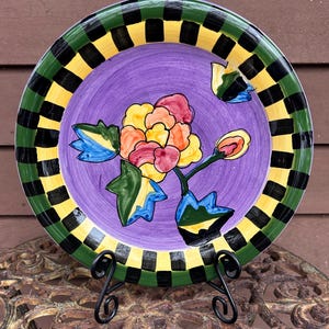 Milson & Louis Hand Painted Plate
