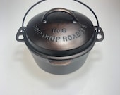 NICE Vintage Wagner Ware No 6 Cast Iron Drip Drop Roaster - Hard-to-Find Circa 1920 39 s