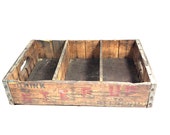 Vintage RARE Step-Up Soda Drink Cola Wooden Crate Boston Mass 18-1 2 quot x 12 quot - Crystal Bottling Co Windber PA