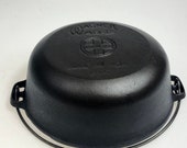 Vintage Wagner Ware Griswold Dual Logo 2 Quart Dutch Oven Pot