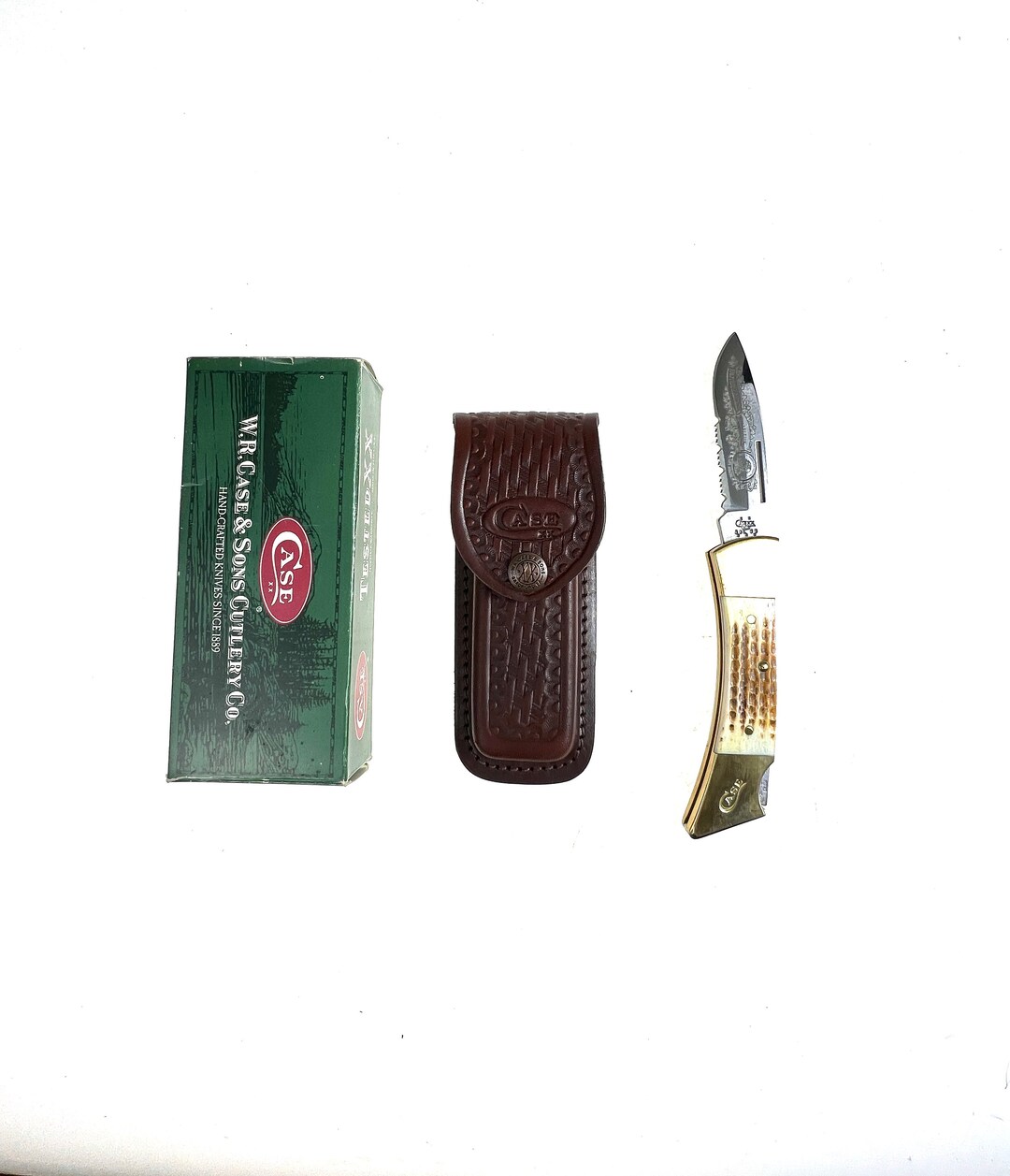 Case Fishing Knifee | Smooth Gray Birdseye Maple 11012