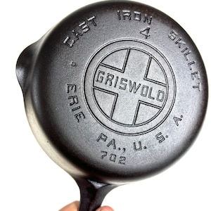 Griswold 4 Skillet - Etsy Griswold 4 Skillet - Etsy