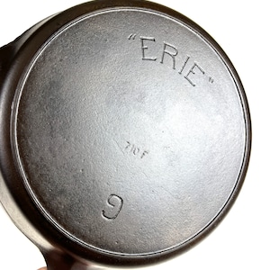 Vintage Pre-Griswold ERIE No 3 Cast Iron Yankee Bowl Ex Restored