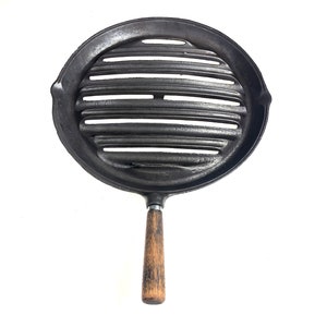 VERY HARD to Find WAGNER Wood Handle Grill Grate Broiler Rack June 18 1901 Patent Date