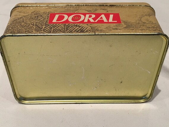 doral tobacco Vintage Doral 1996 Collector's Edition Tobacco Cigarette Tin With Matches -  FREE SHIPPING!