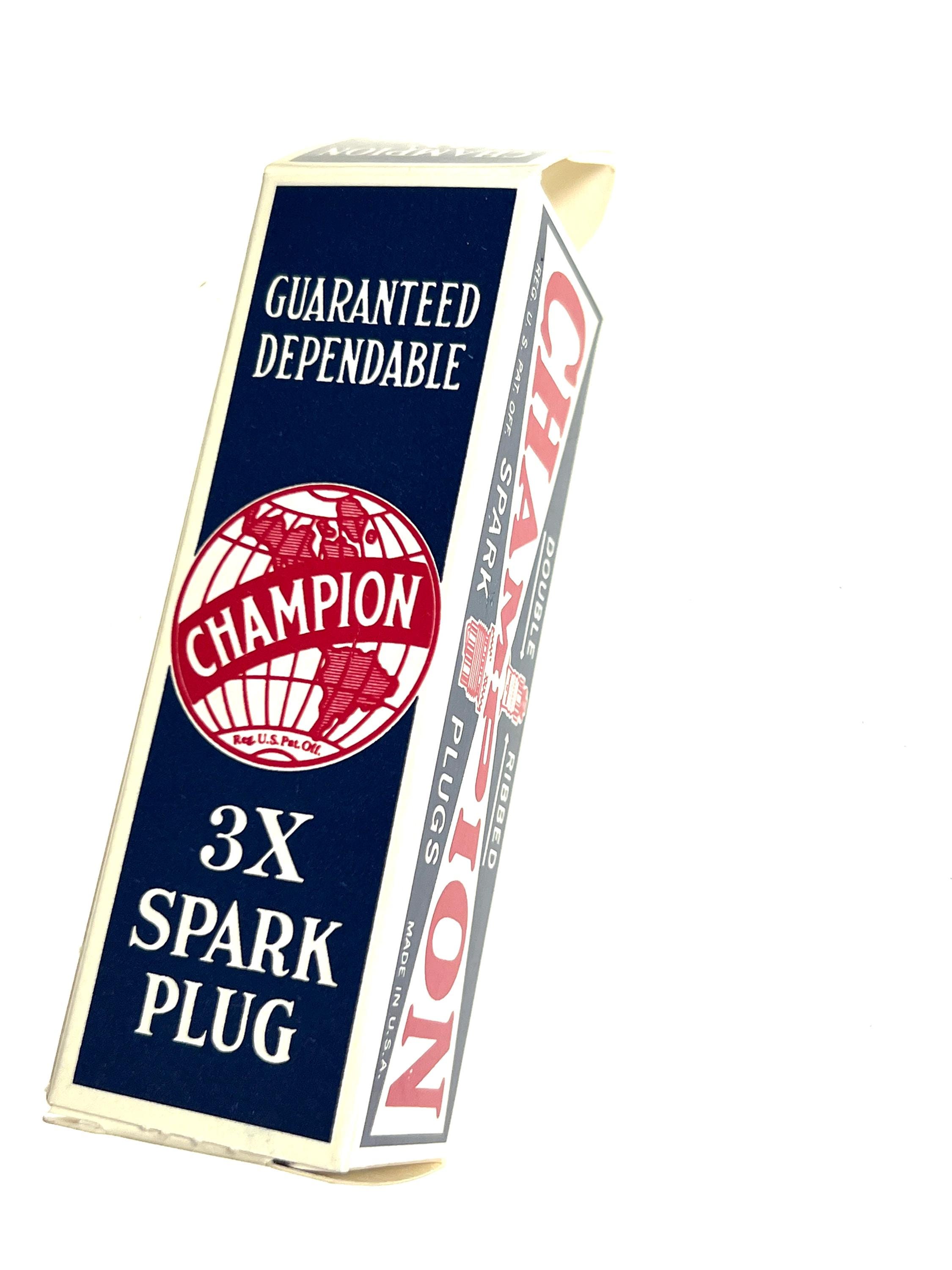 Wow!! Vintage New Old Stock (nos) Champion Spark Plugs
