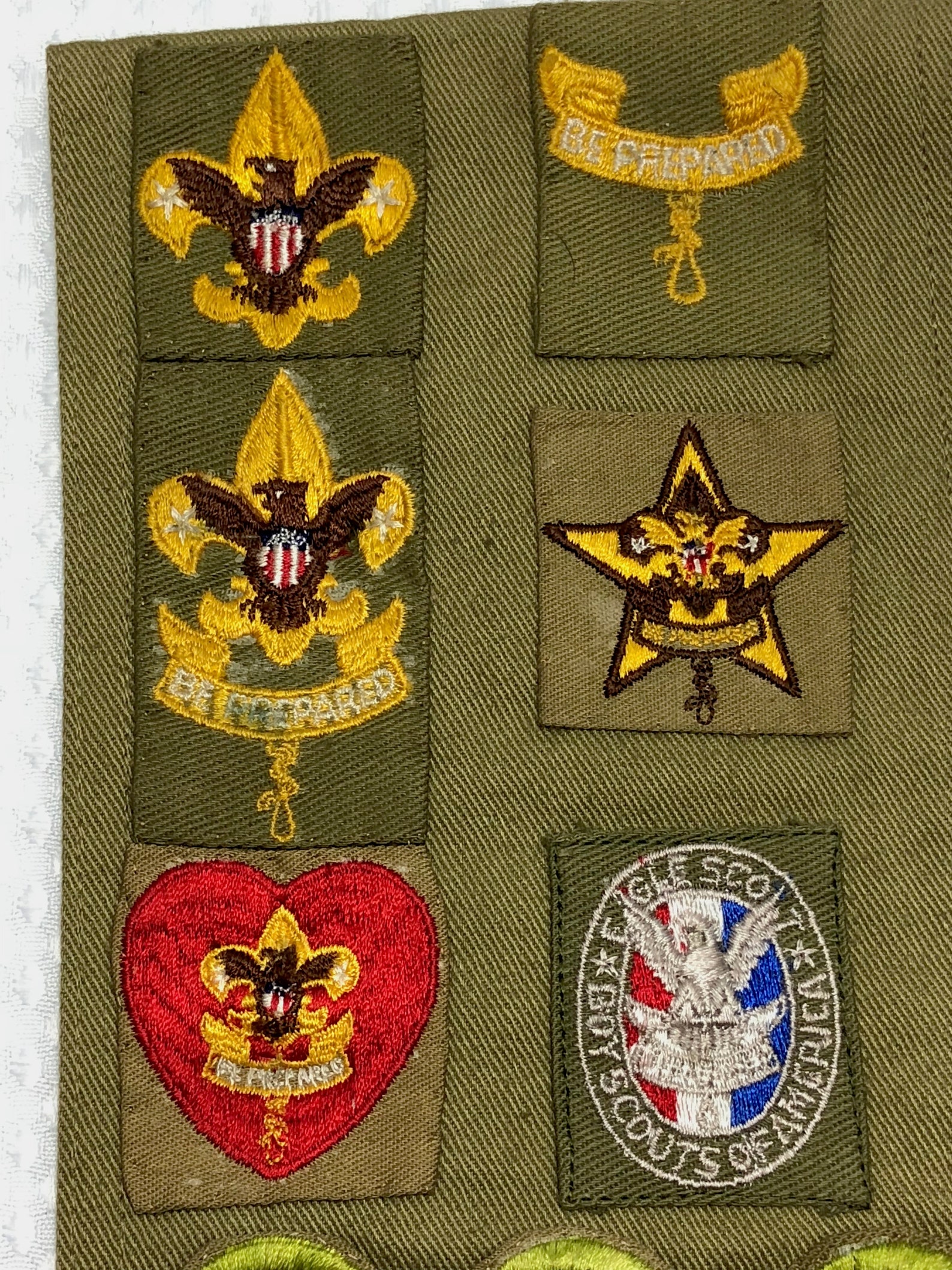 Old Boy Scout 19301940s Sash EAGLE Scout Life Tenderfoot Etsy