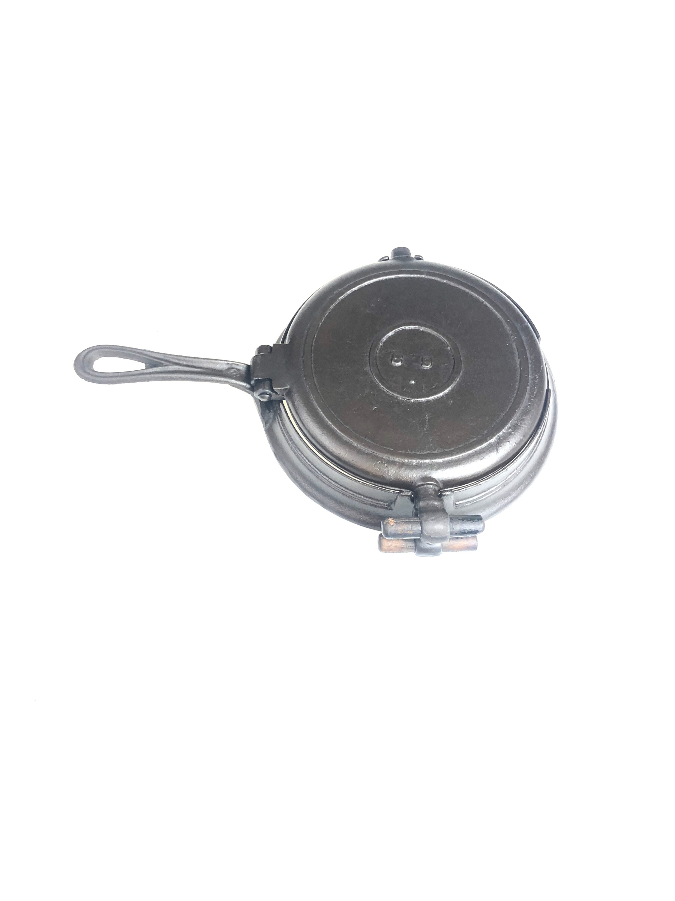 cast iron waffle press