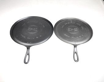 Griswold Cast Iron No 8 Chicken Fryer Skillet in a Hammered -  New  Zealand