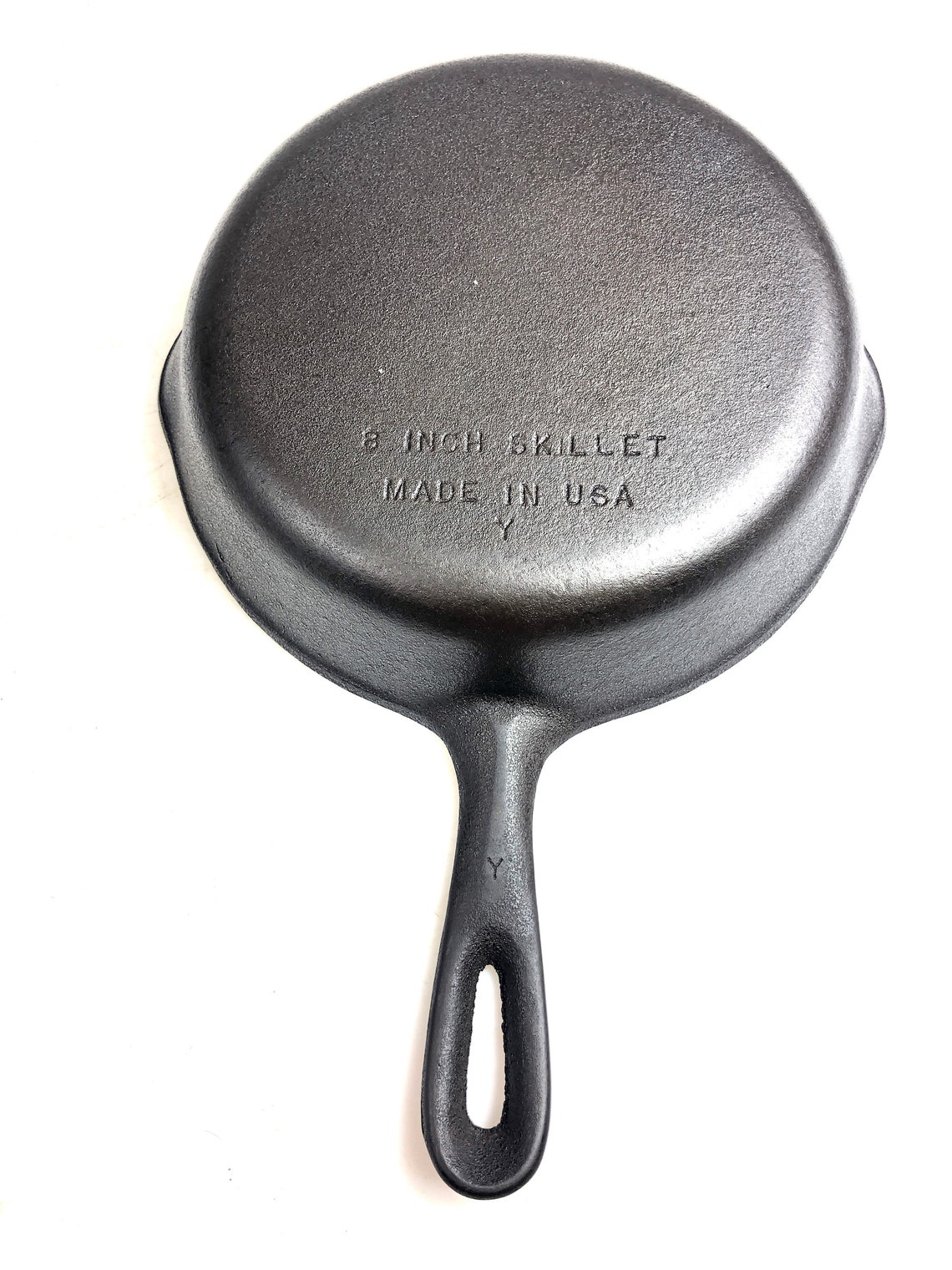 Vintage 5 Cast Iron Unmarked Wagner 8 Inch Skillet Made in Etsy