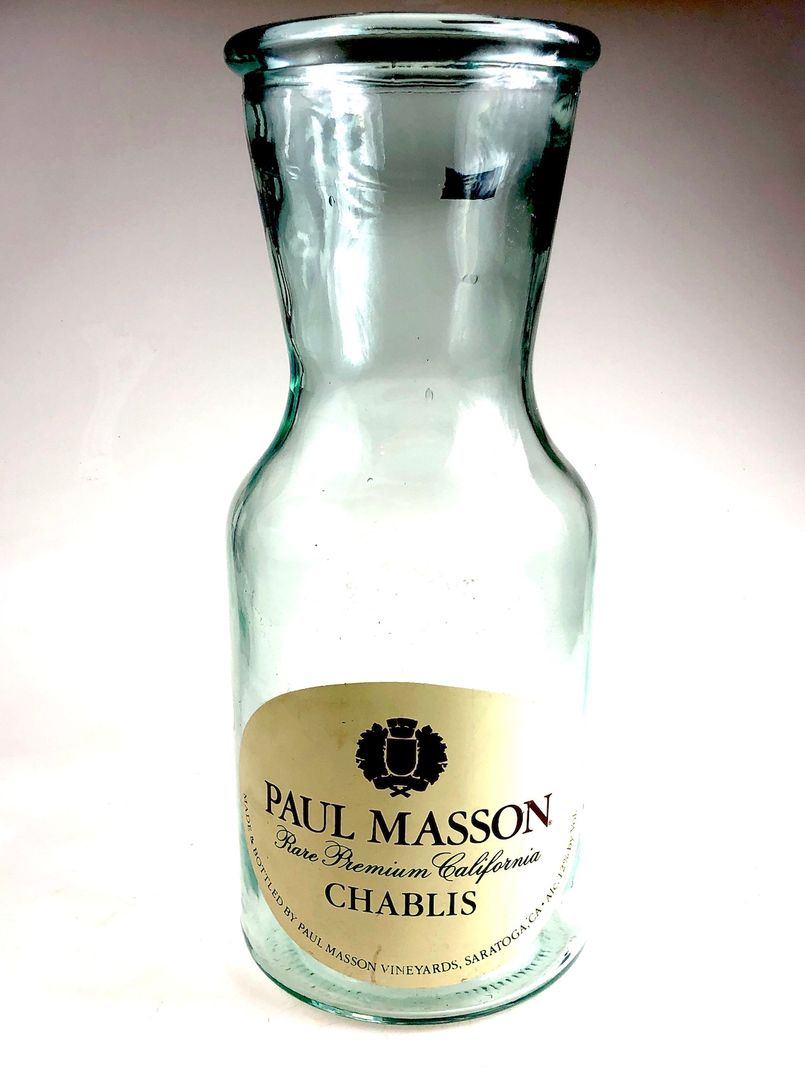 RARE LARGE 19 Paul Masson Handmade Italy Green Glass Etsy