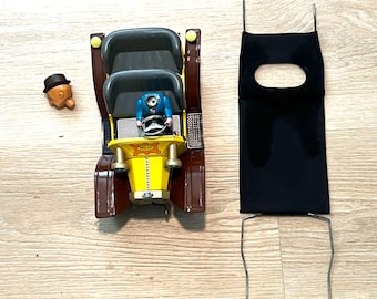 1961 Original Working Hubley Official Mr Magoo Car Tin Toy - HARD