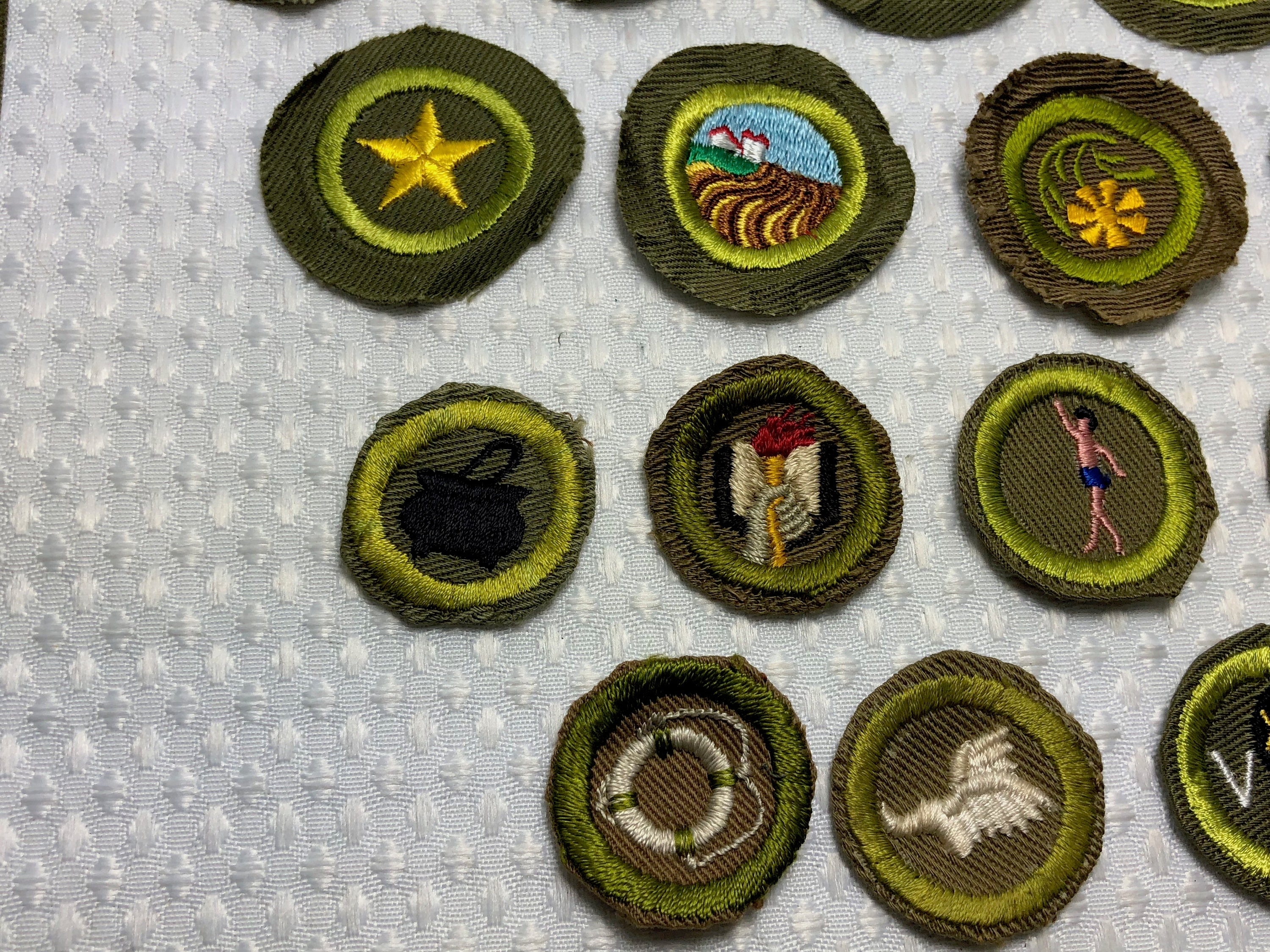 Vintage HTF 19421960 Boy Scout Merit Badges Patches Etsy