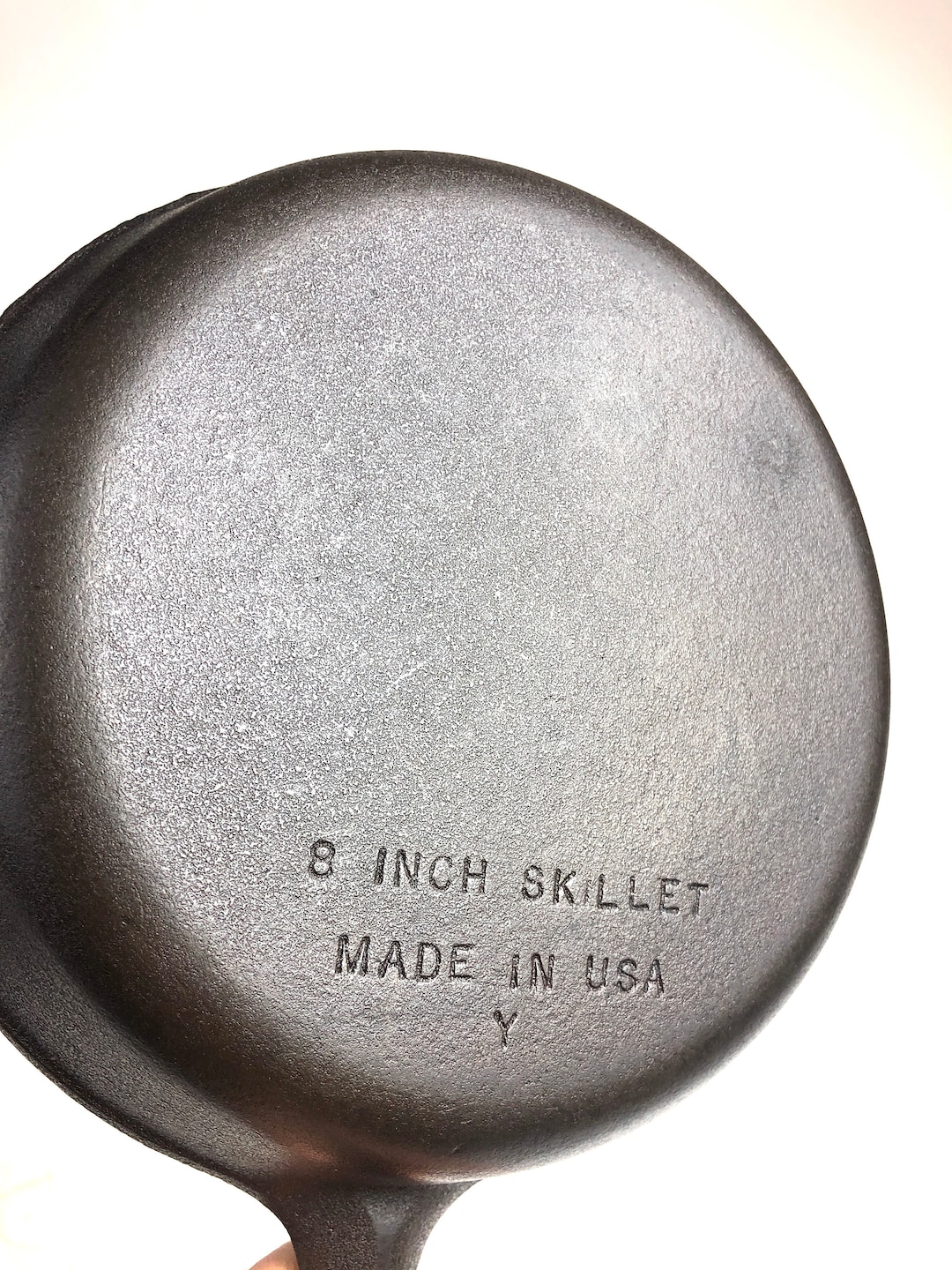 Vintage 5 Cast Iron Unmarked Wagner 8 Inch Skillet Made in USA Etsy