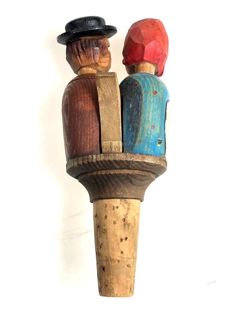 Vintage Hand Carved Wood FIGURAL GERMAN Mechanical Character - Etsy